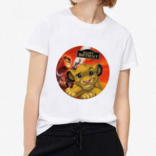 Load image into Gallery viewer, 2019 New Summer Women T-shirt Cartoon Lion King Printed Tshirt Fashion Casual Harajuku Tshirt Female Cute Tee Woman O Neck Tops