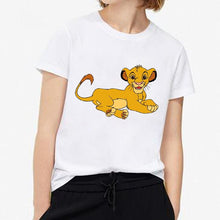 Load image into Gallery viewer, 2019 New Summer Women T-shirt Cartoon Lion King Printed Tshirt Fashion Casual Harajuku Tshirt Female Cute Tee Woman O Neck Tops
